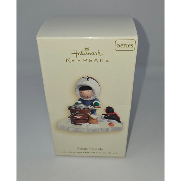 Hallmark Frosty Friends 17 Christmas Ornaments Mostly New in Box 1982-2007 - Picture 12 of 16